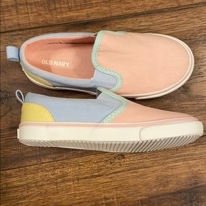 Pastel slide on sneakers